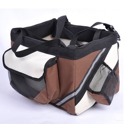 Portable Pet dog bicycle carrier bag basket Puppy Dog Cat Travel bike carrier Seat bag for small dog Products Travel Accessories — image 8