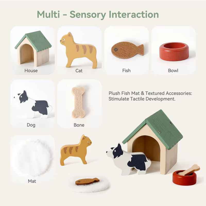 Accesorios de Juego para Mascotas - Conjunto de Accesorios para Casitas de Muñecas — imagen 2