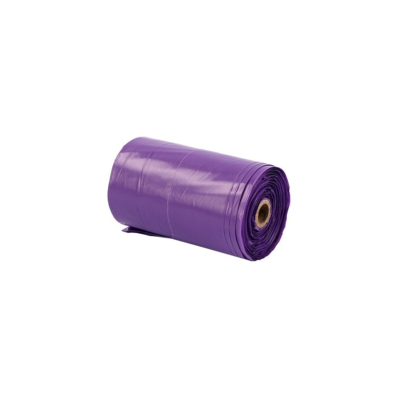 Biodegradable purple pet vest bag with roll up pet garbage bag and fecal collection bag — image 2