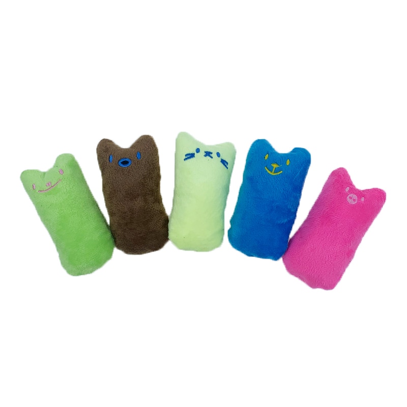 Juguetes de Pepino para Gatos que Mastican, Interactivos y Divertidos, Juguetes de Peluche con Garras y Sonido para Gatas y Kitten — imagen 3