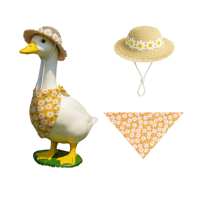 PorchGooseCostume Rustic Resort Porch Goose Funny Outdoor Large Goose Decoration Costume Prop Set — image 3