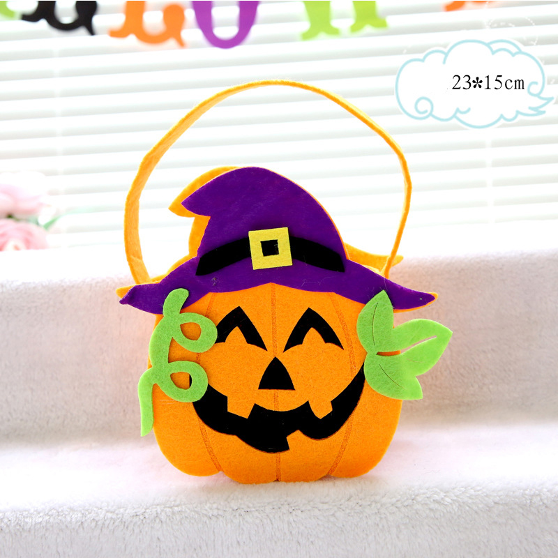 Halloween Props Witch Pumpkin Bag Owl Candy Bag Children's Kindergarten Gift Handheld Pumpkin Bag — image 11