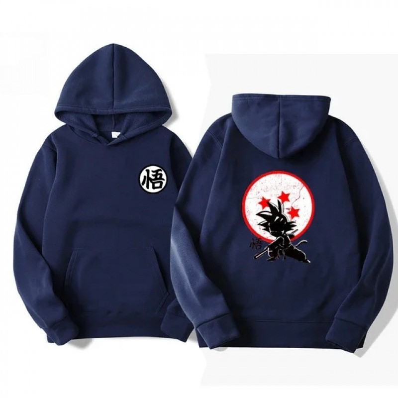 Casual Unisex Loose Hoodie Anime Dragon Ball Goku Round Neck Sweatshirt — image 11
