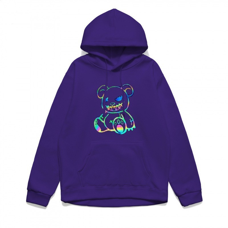 Bear Hoodie Street Trendy Brand Hooded Sweatshirt Casual Loose Fit — image 13