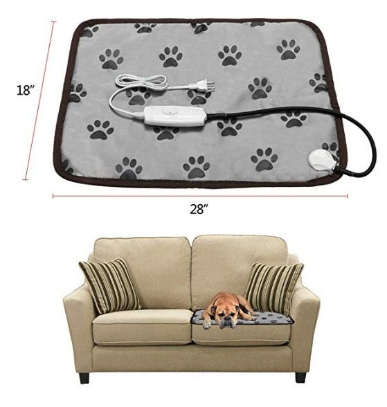 Pet Electric Blanket Waterproof, Anti Seize and Wear Resistant Adjustable Temperature Thermostatic Dog Pad 110V — image 5