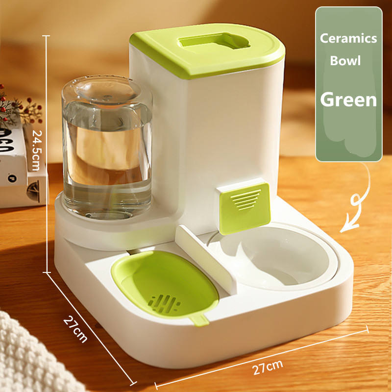Automatic Cat Feeder Pet Bowls Dispenser Stainless Steel Bowls Cat Dog Pet Feeder Automatic — image 6