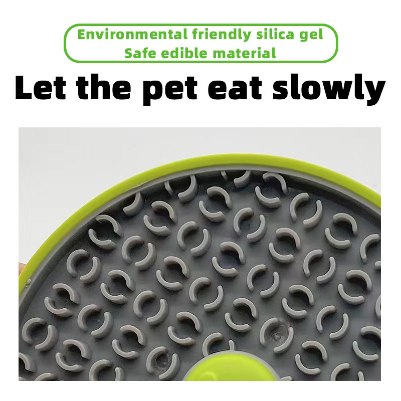 Pet Dog Licking Plate Slow Food Plate Dog Cage Licking Pad Card Cage Licking Plate — image 2