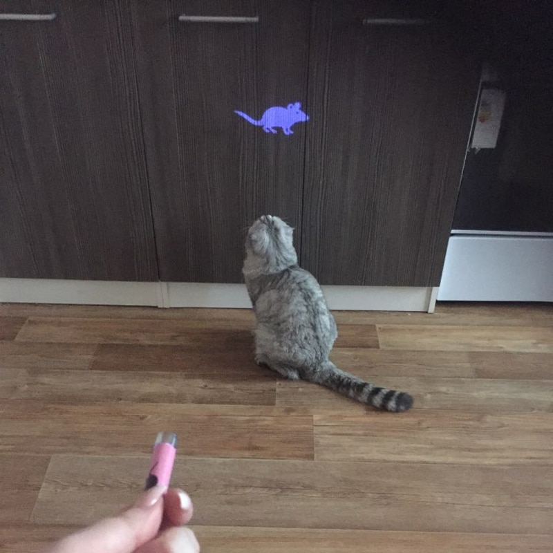 Juguete Sorprendente para Gatos, Creativo y Divertido, Puntero Láser LED para Gatos — imagen 1