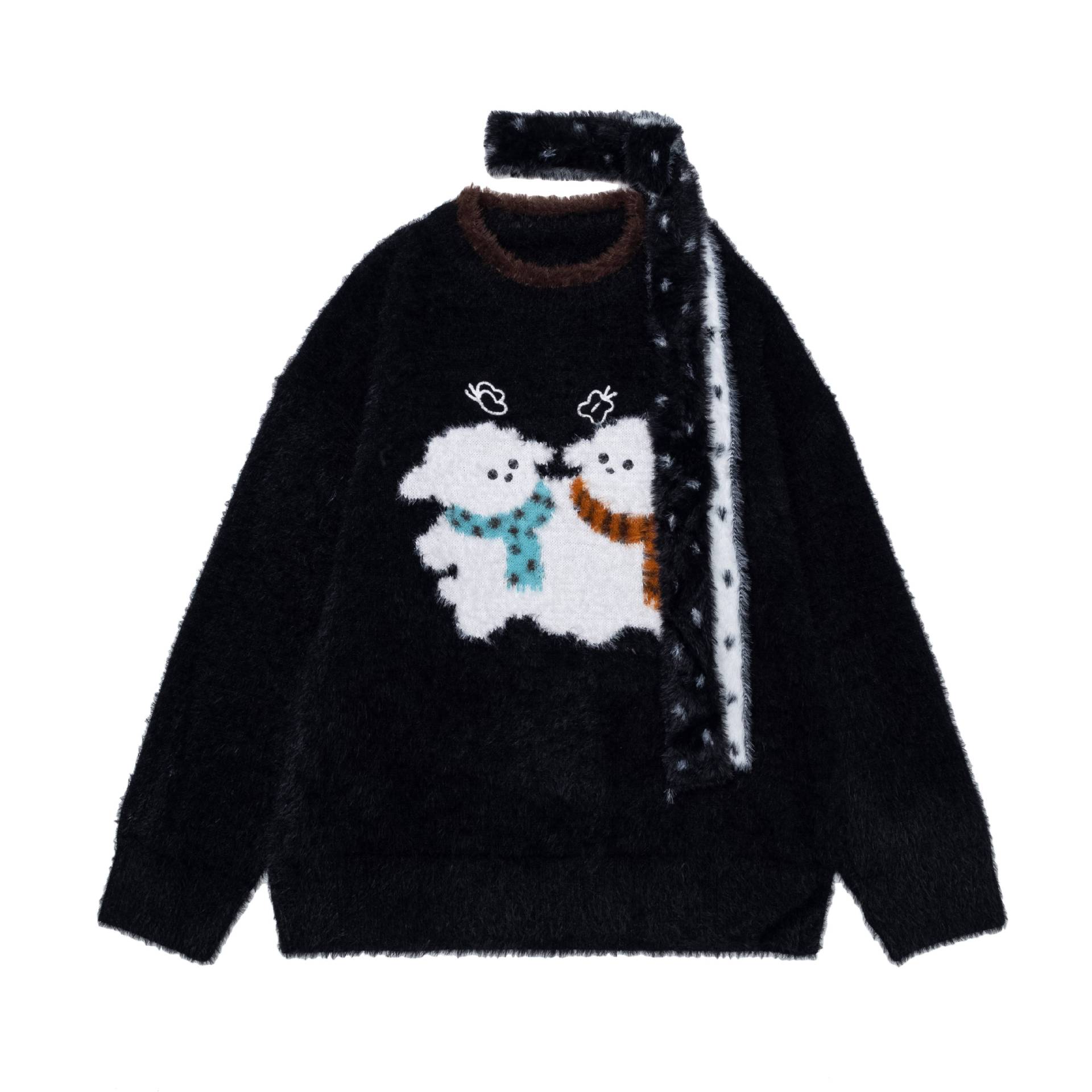 Puppy Plush Loose Men's and Women's Sweaters — image 4