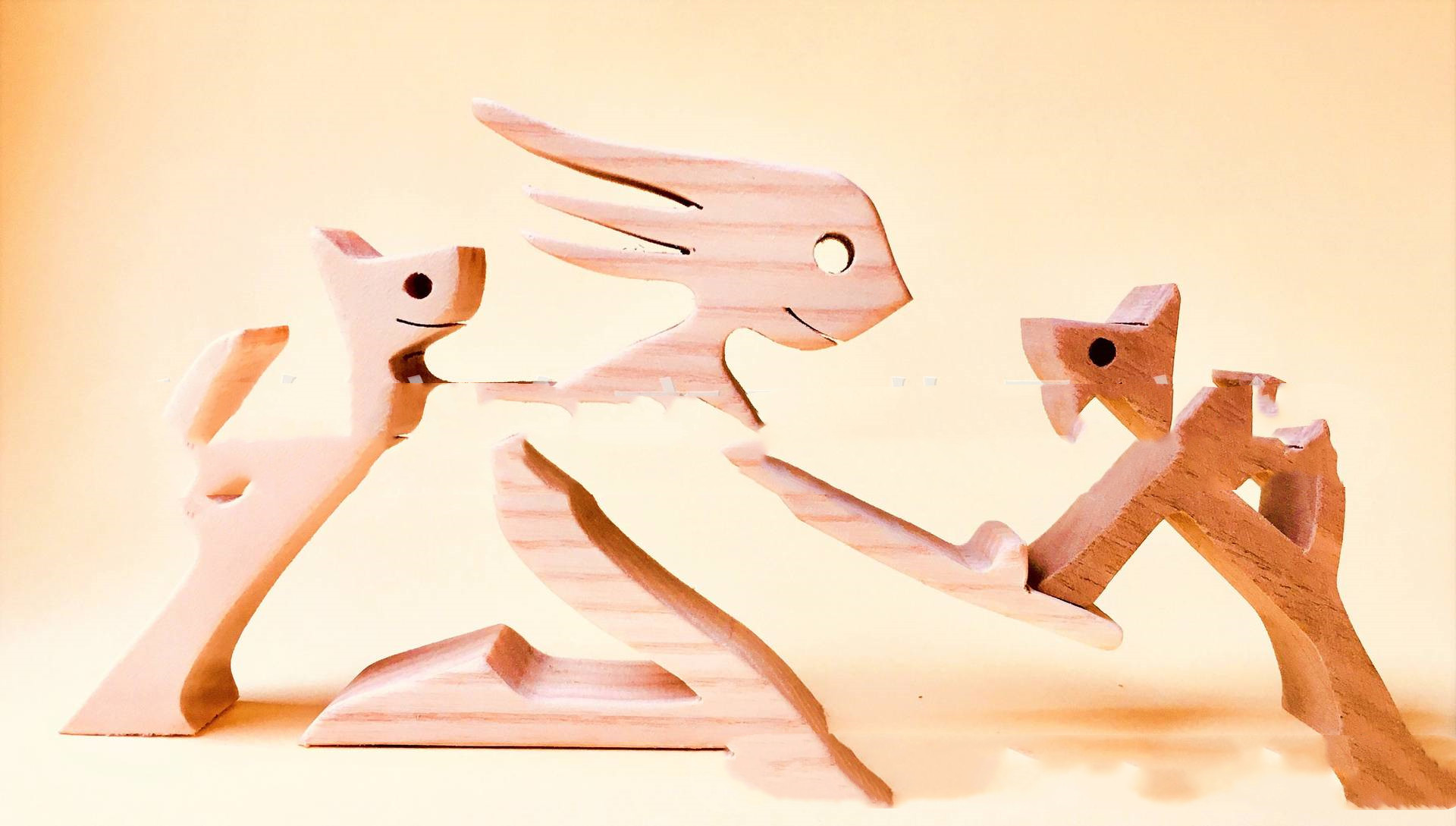 Escultura de Madera para Decoración de Hogar con Perro y Dueño - Regalo de Navidad para Amantes de los Animales — imagen 10