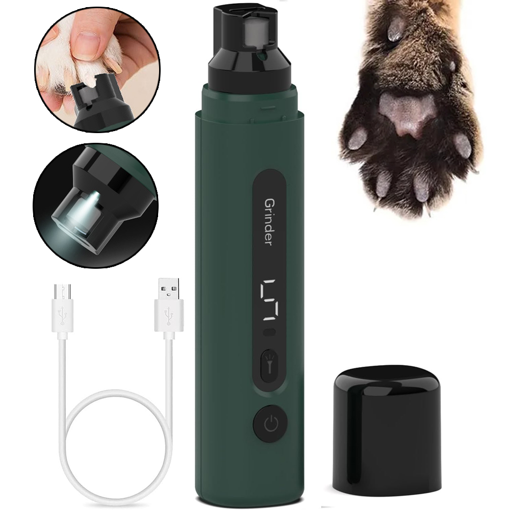 Afilador de Uñas para Perros Eléctrico con 5 Velocidades, Silencioso y Recargable para Gatos - Cuidado de Garras Preciso para Todos los Tamaños de Mascotas — imagen 4