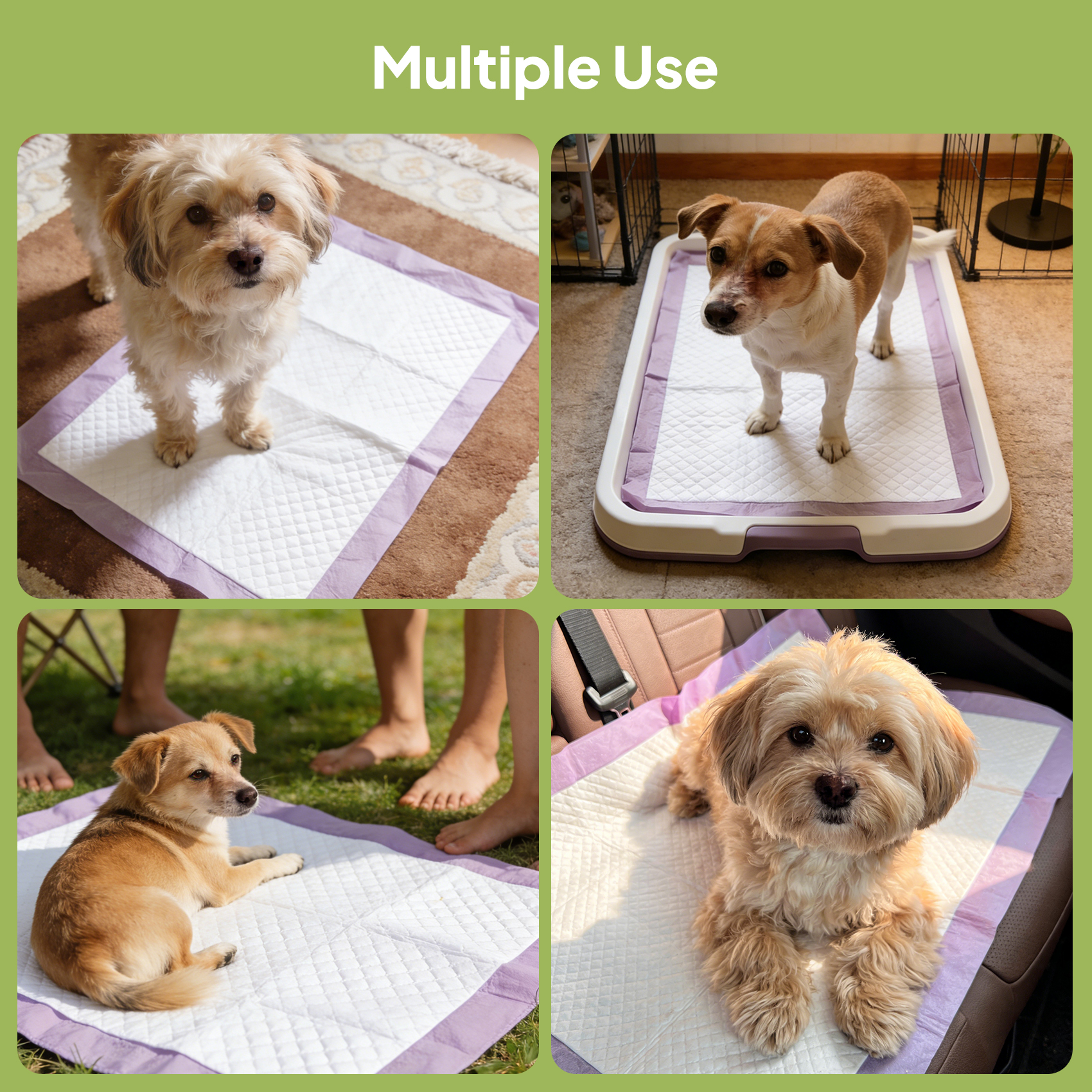 Pizas de Entrenamiento para Mascotas con Olor a Lavanda, No Reutilizables — imagen 9