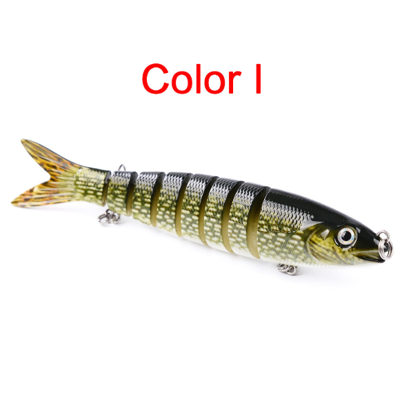Lureres Artificiales para Pescar Lucio Multisecciones Unidas Secciones Duras de Tiro Lazo para Peces Lucio y Carpín — imagen 14