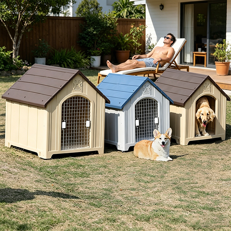 Heavy Duty Outdoor Dog House - 4 Season Insulated Shelter Waterproof & Anti-UV Kennel for All Size Dogs — image 8