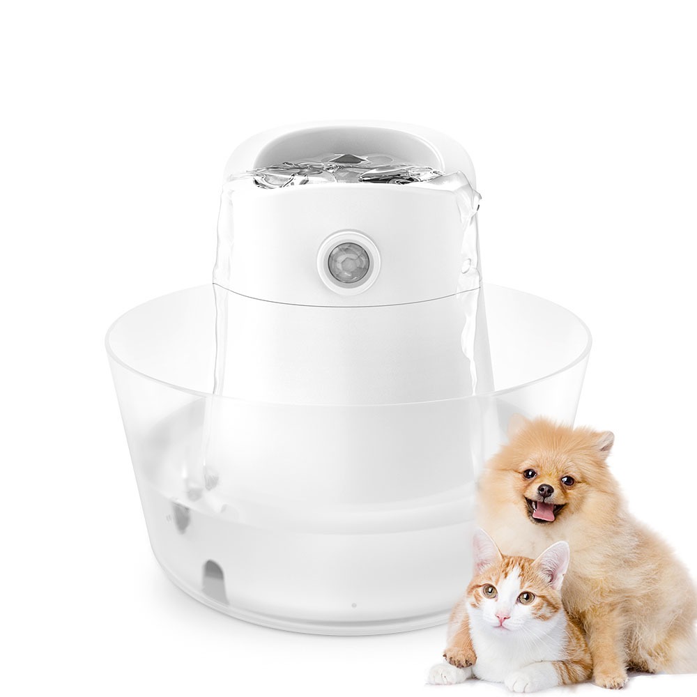 Alimentador de agua para mascotas con sensor inteligente, circulador de agua y dispensador filtrante — imagen 4