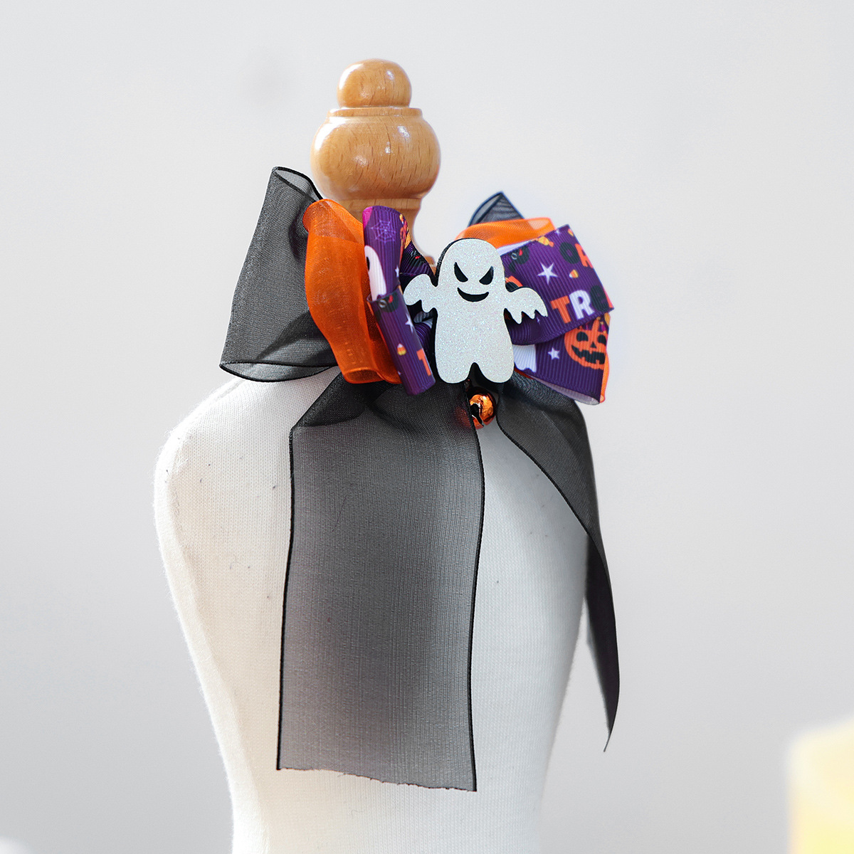Pet Accessories Halloween Cartoon Ghost Scarf Collar Dog Cat Bow Tie Collar — image 4