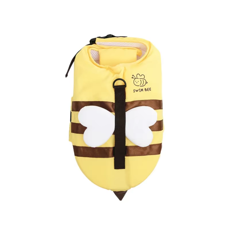Summer Little Bee Dog Swimsuit Waterproof Puppy Life Jacket Breathable Dog Clothes Harness Swimming Safety for Dog Pet Supplies — image 6