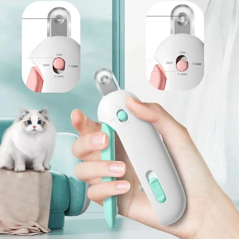 Cortaúñas para Gato con Orificio Ajustable, Evita Cortes Excesivos, Herramienta de Aseo Profesional Ajustable para Mascotas — imagen 7