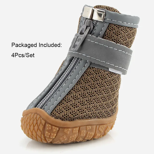 Zapatillas Respirables para Perros Pequeños Anti-Slip Zapatos de Verano con Reflejos para Chihuahuas Zapatos de Goma — imagen 10