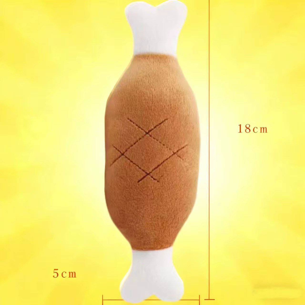 Carrot Sound Toy Chicken Leg Sound Toy Cat Dog Toys Wear-resistant Durable for Teething Fun And Entertainment — image 5