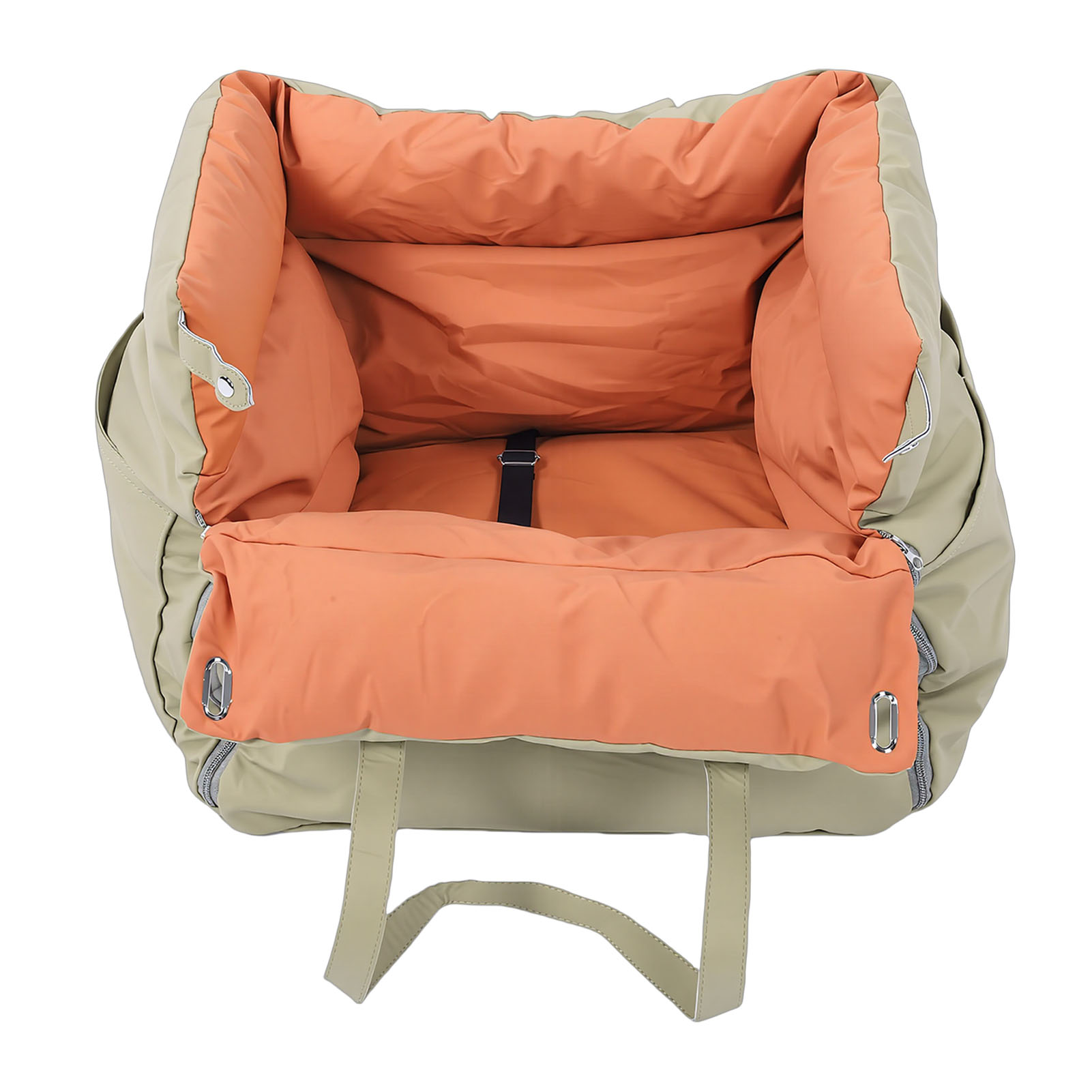 Cama Portátil para Mascotas de Auto, Viaje al Aire Libre, Desmontable y Lavable, Asiento de Auto para Mascotas con Arnés para Perros y Gatos — imagen 2