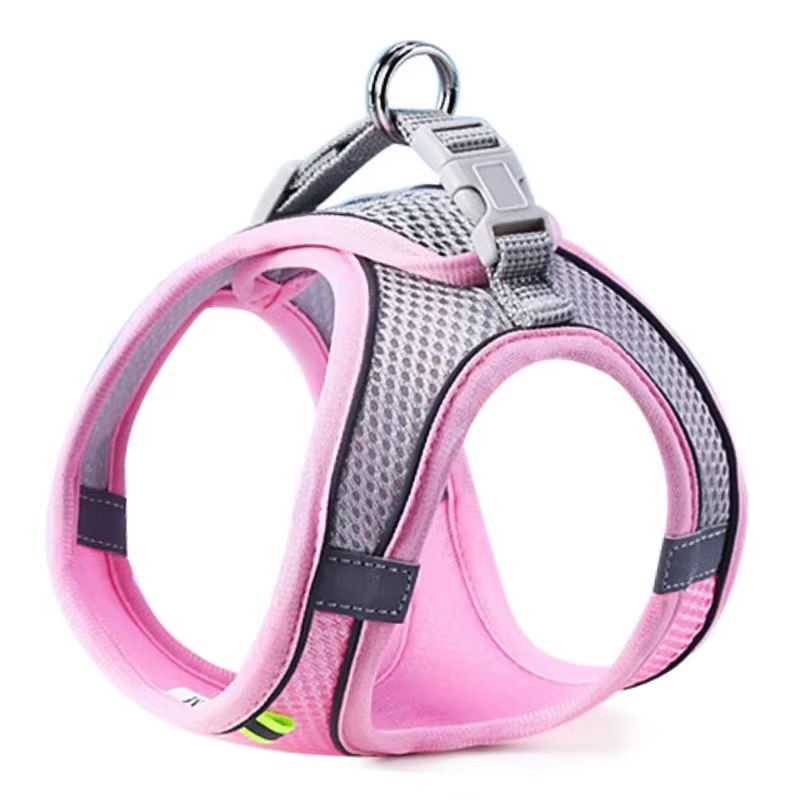 Arnes de Refuerzo Seguros y Respirables para Gatos y Perros Pequeños y Medianos con Cinta Reflectante para Caminatas al Aire Libre — imagen 6