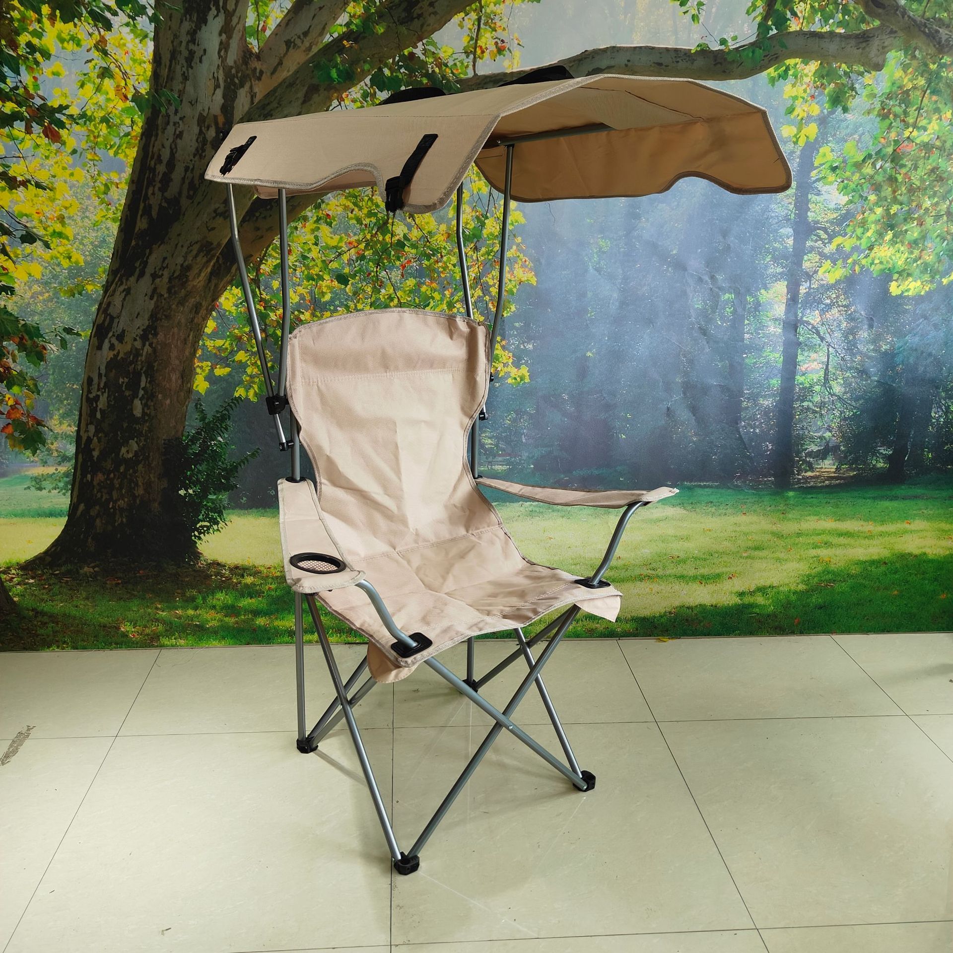 Outdoor Leisure Portable Convenient Camping Fishing Folding Chair — image 3