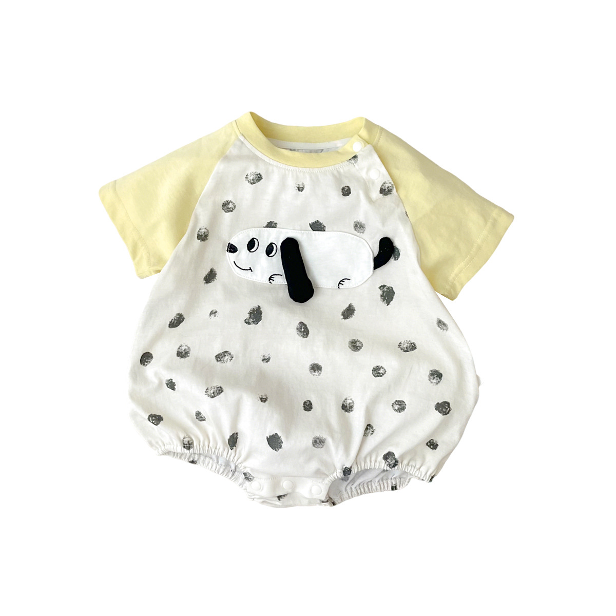 Traje de Polka Dot para Perro, Vestido Corto con Mangas y Pantalones Cortos — imagen 1