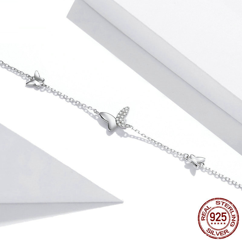 Pulsera de Plata 925 Mariposa Bailarina para Mujer — imagen 2