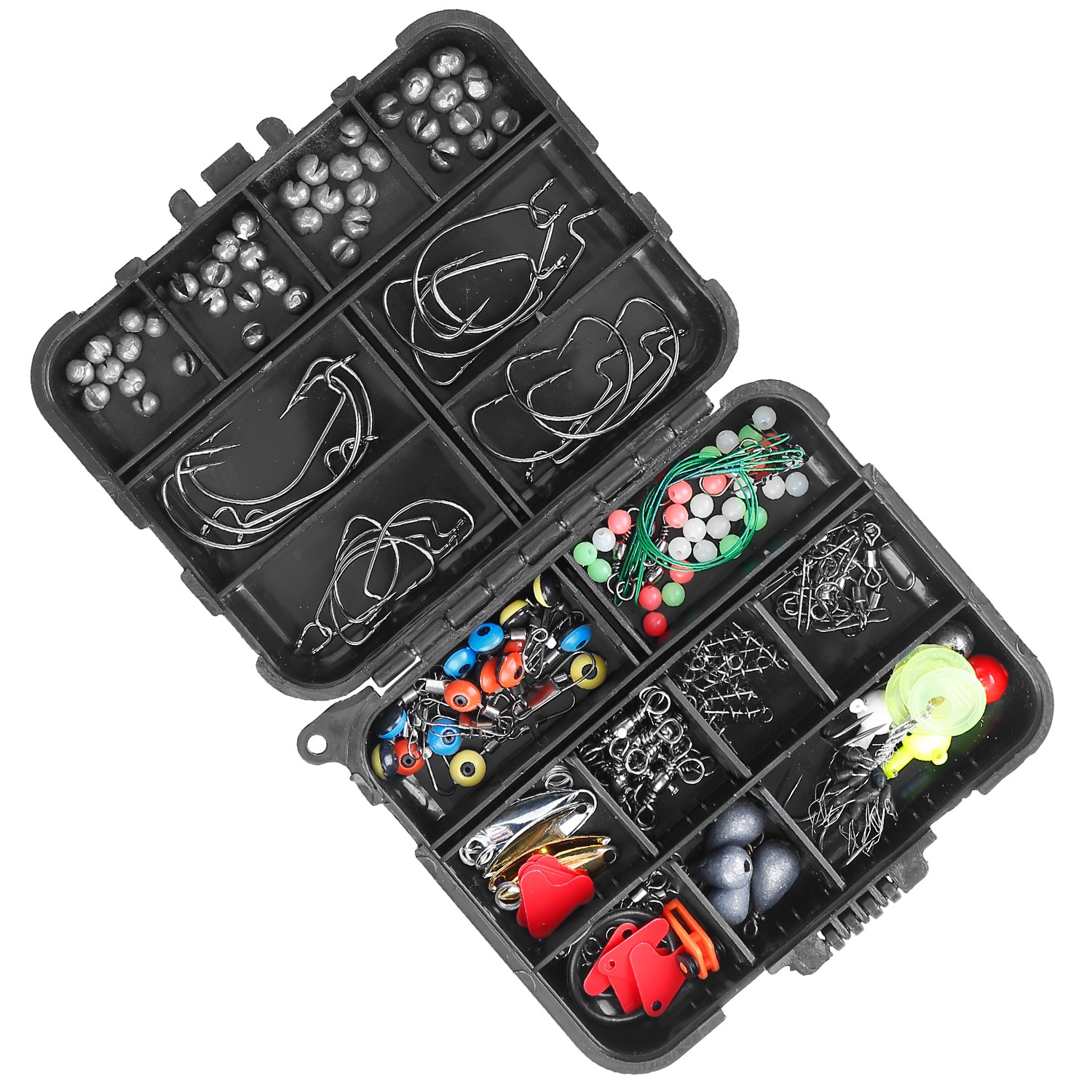 Kit de Accesorios de Pesca Portátil de 188 Piezas con Caja de Tácticas para Regalo de Día del Padre — imagen 6