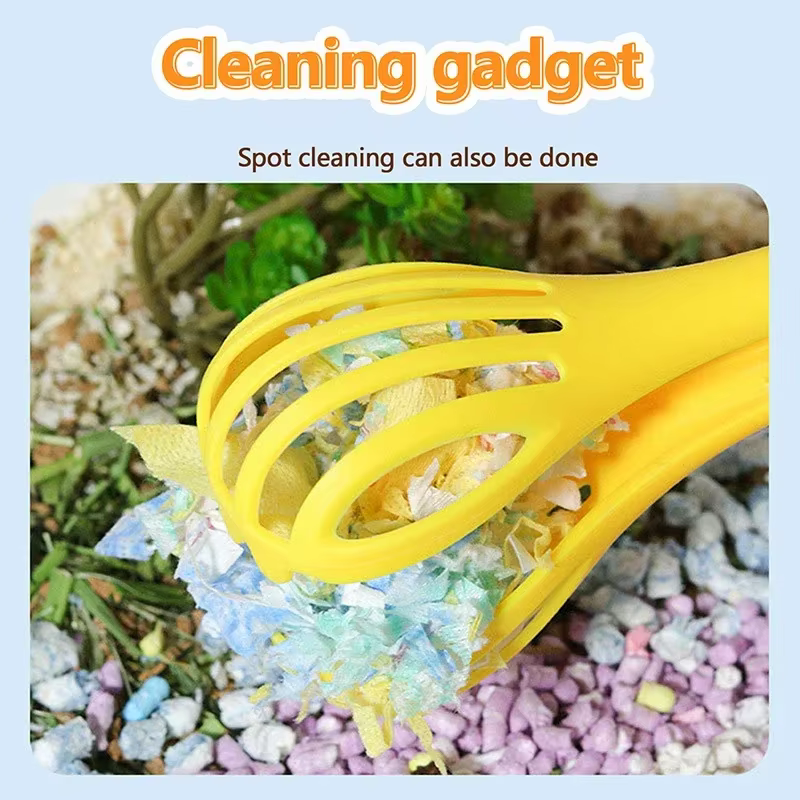 Hamster Clip Small Animal Clamp Anti-Bite Handling Tool Long Handle Poop Scooper for Guinea Pig Hedgehog Rat Cage Accessories — image 3