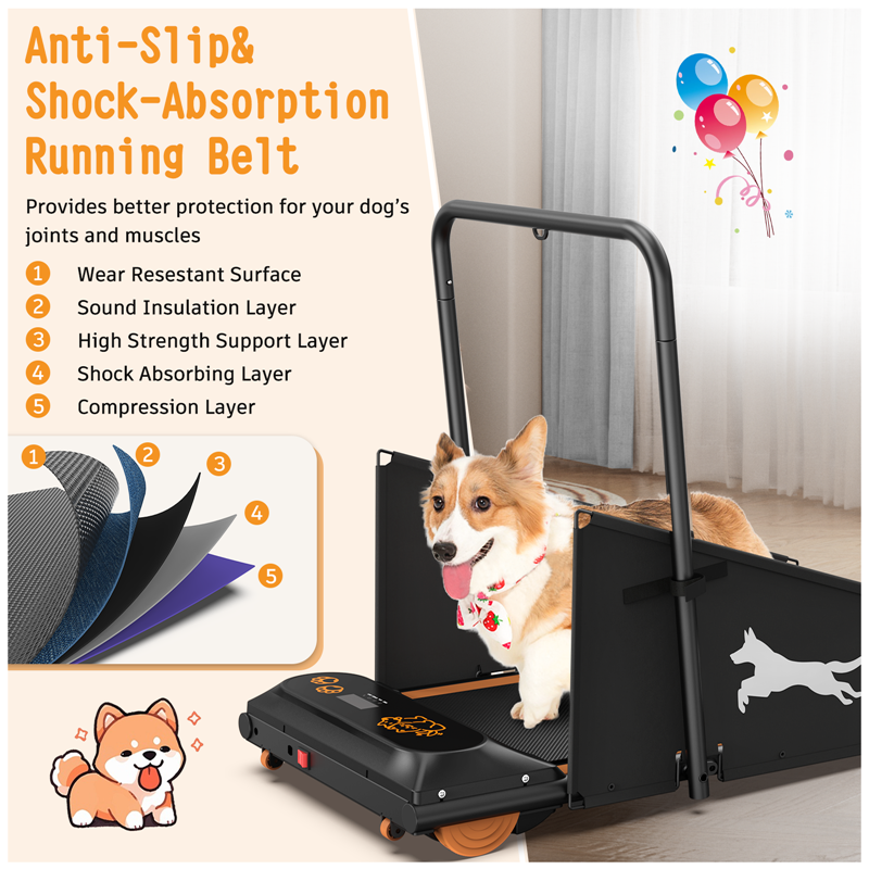 Dog Treadmill Small Dogs - Dog Treadmill For Medium Dogs - Dog Pacer Treadmill For Healthy & Fit Pets - Dog Treadmill Run Walk — image 8