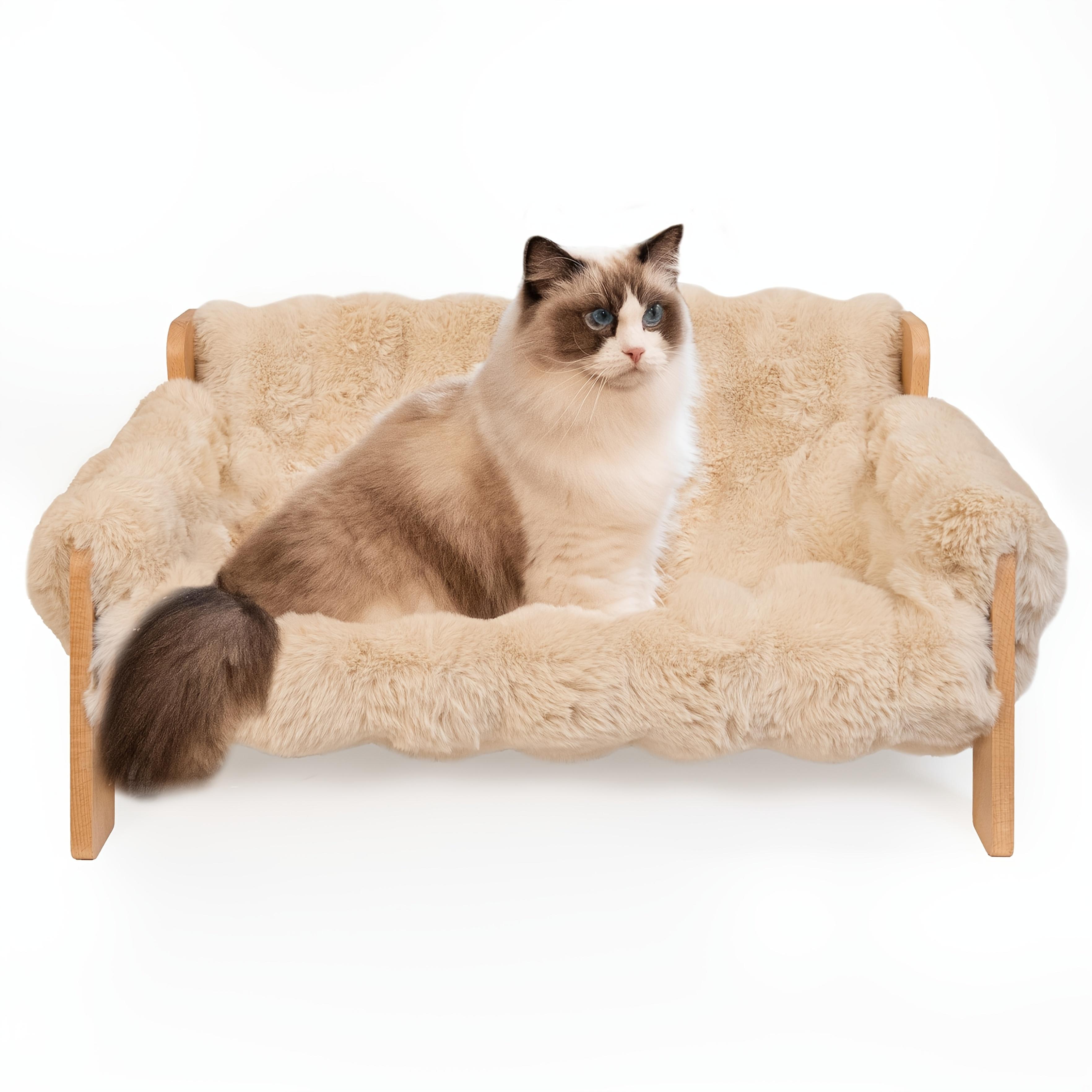 Cat Sofa Bed, Soft Plush Pet Sofa With Removable And Washable Cover, Non-slip Edge, Suitable For Indoor Cats And Small Dogs — image 9