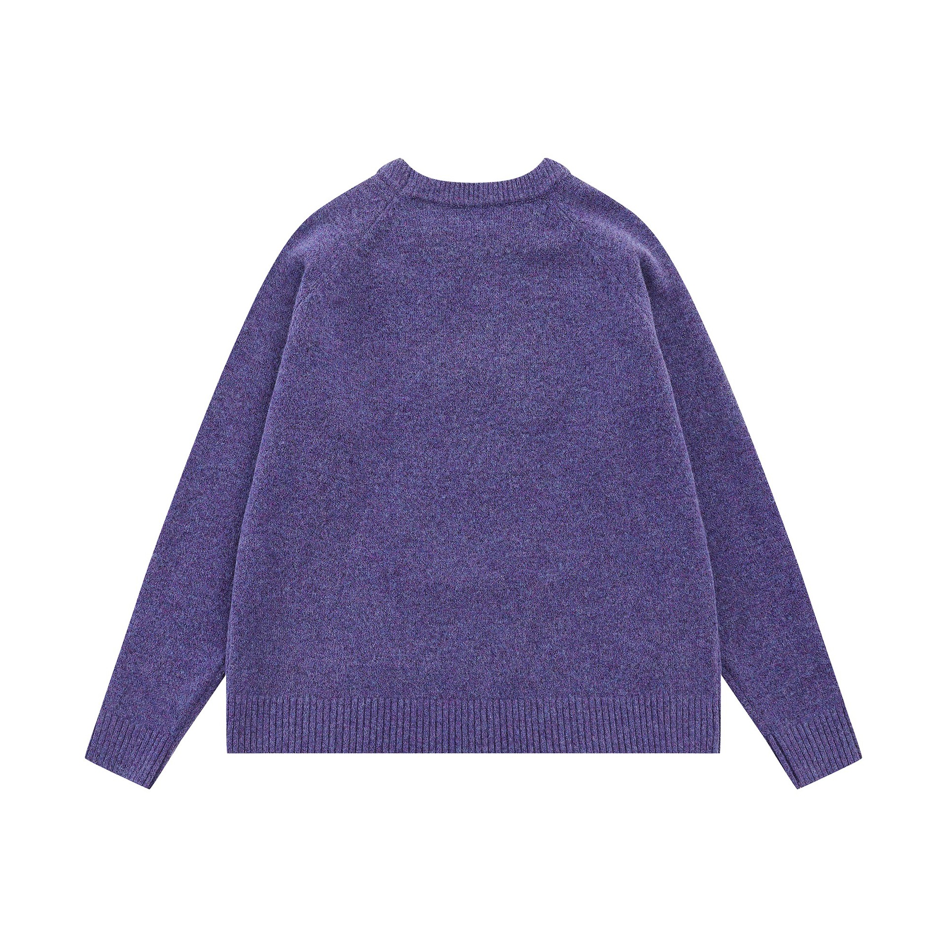 Shoulder inserted lamb jacquard sweater — image 5