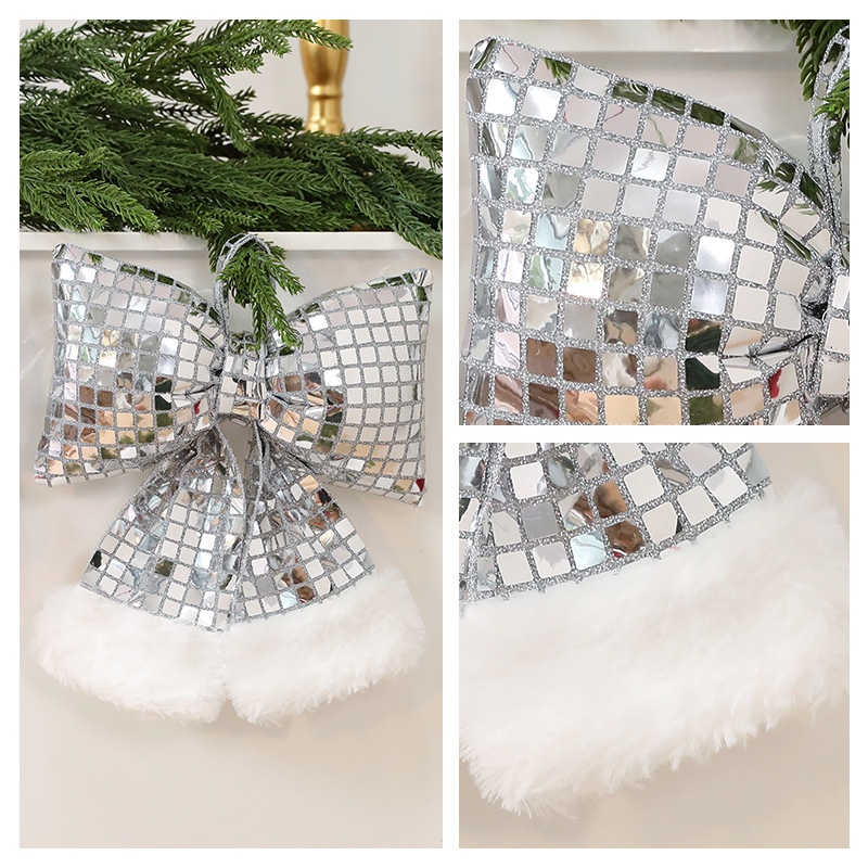 Adorno de Mariposa Brillante para Árbol de Navidad, Decoración de Vidrio para Ventana Hotel y Colgador de Navidad — imagen 5