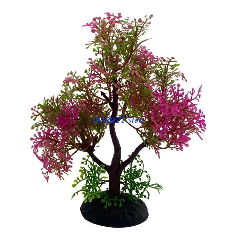 367A Plantas de Acuario Artificiales para Decoración de Peceras, Árbol Pequeño Submarino — imagen 5