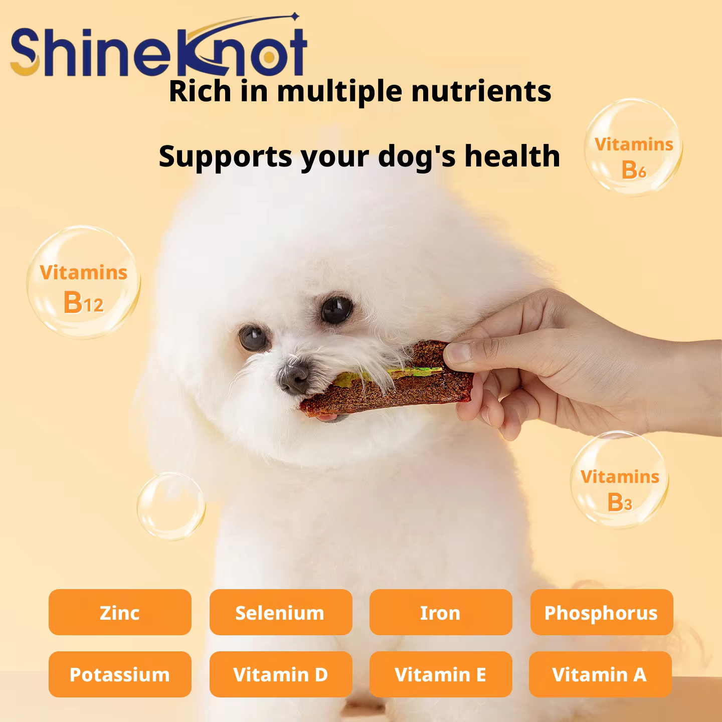 SHINEKNOT Comida para Mascotas 0% Aditivos - Trozos Secos de Próstata de Cerdo Deshidratados, Recompensas para Perros y Gatos para Refrescarse, Snacks Congelados — imagen 3
