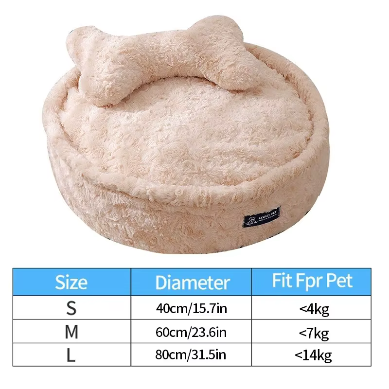 Camas para Perros Accesorios y Suministros para Mascotas Cama Caliente Grande para Razas Pequeñas, Colchones Plumas Sofás para Canes y Gatos — imagen 6