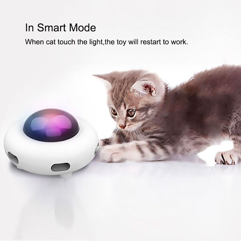 Automatic Feather Teaser Cat Toys Random Interactive Electric Crazy Toys — image 4