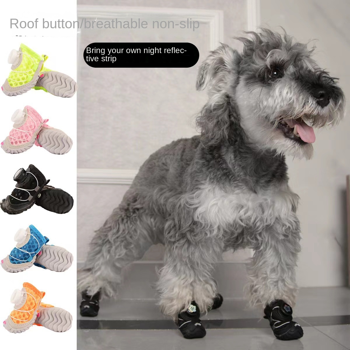 Zapatos para perros con suela suave y diseño delgado - Zapatos especiales para Teddy, Pomerania y Bear — imagen 2