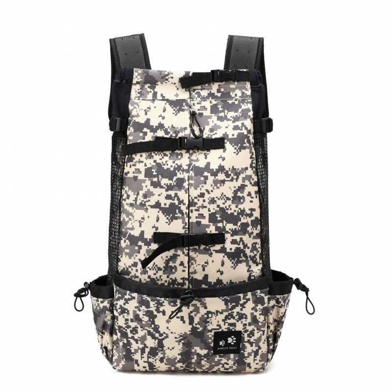 Mochila de Viaje para Perros con Visera Mediana y Grande - Transpiración, Respirable y Lavable para Excursiones Al Aire Libre — imagen 13