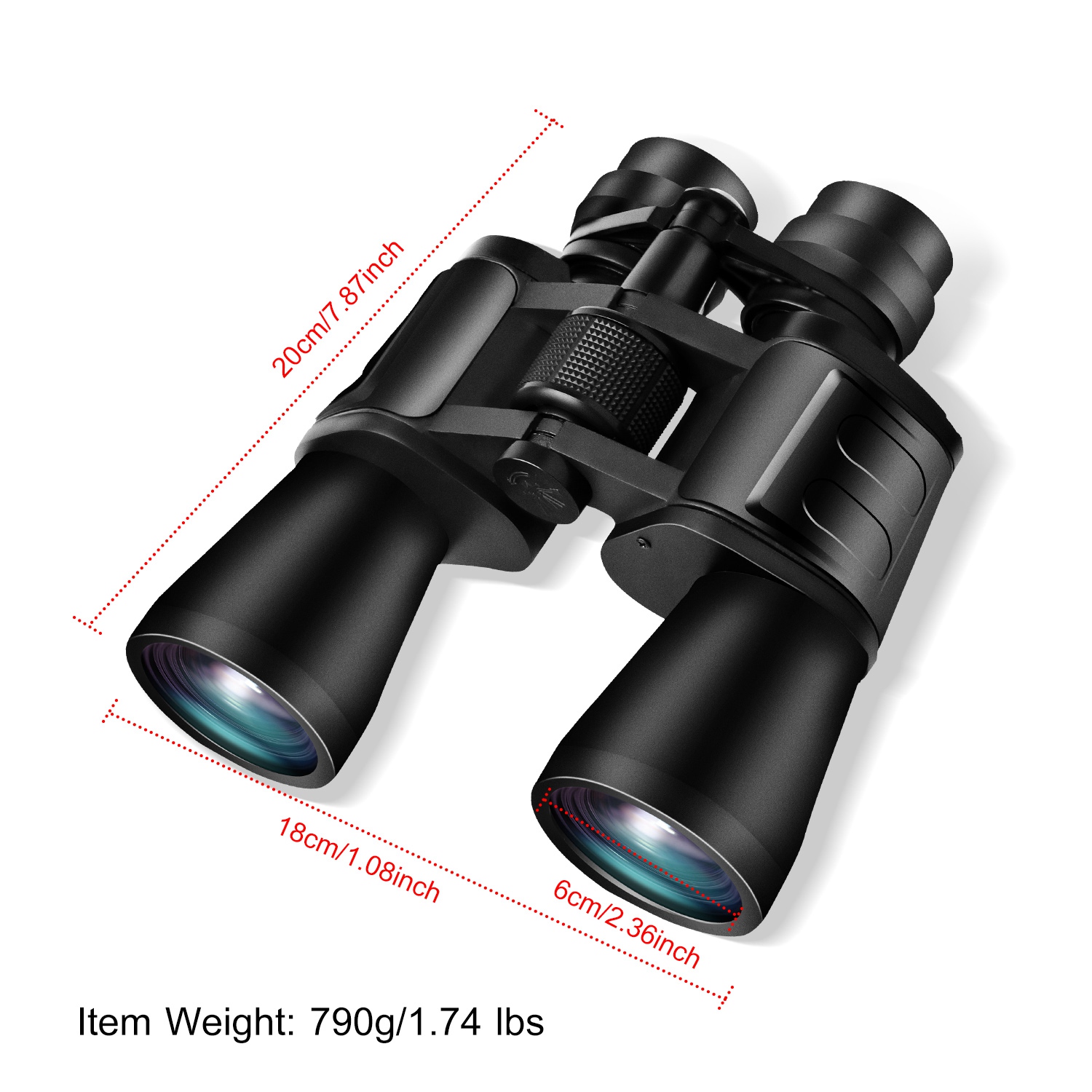 Binoculares Portátiles con Zoom y Lente FMC Visión Nocturna en Baja Luz para Observación de Aves, Caza, Eventos Deportivos y Conciertos, para Adultos y Niños — imagen 2