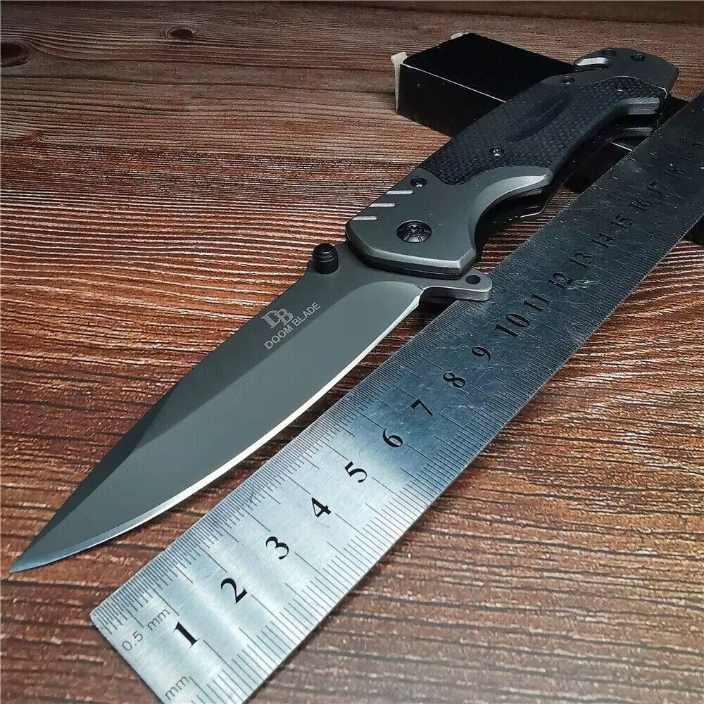 9" SPRING ASSISTED FOLDING STILETTO TACTICAL KNIFE Blade Pocket Tactical Knives — image 2