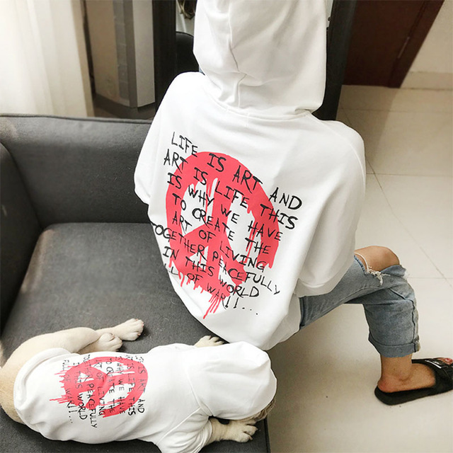 Cotton Peace French Bulldog Hoodies Pet Dog Clothes for Small Dogs Pets Clothing — image 9