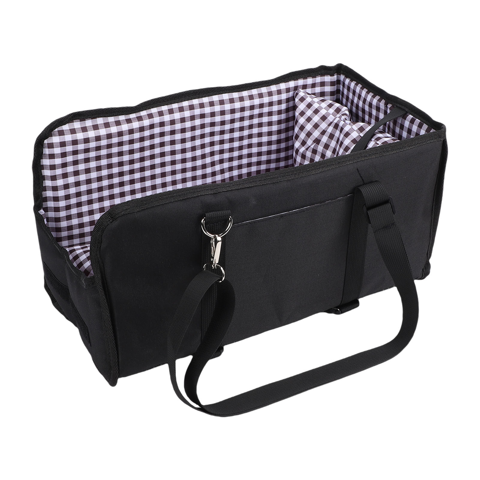 Asiento de Seguridad para Perros en Consola Central: Protección No Deslizante para Viajes con Soporte Rígido