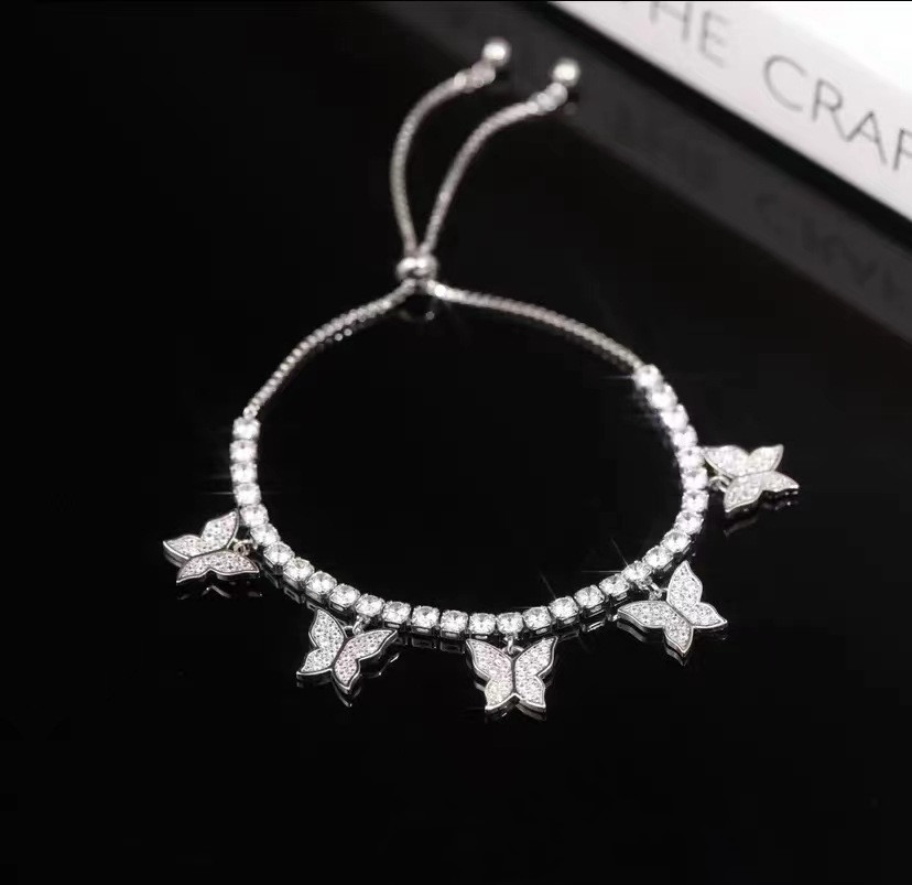 Multi Butterfly Bracelet Light Luxury Niche Micro-set Zircon — image 2