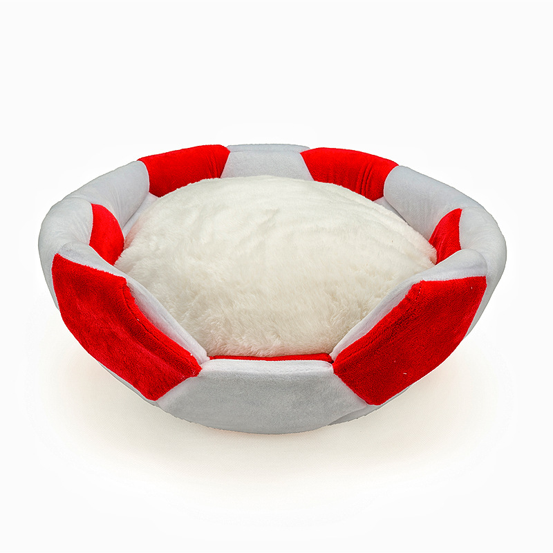 Colchoneta Nido para Mascotas Todo Uso, Todo el Año, Estilo Balón de Fútbol Americano, Casita Creativa para Perro Pequeño, Nido Cálido para Gato en Otoño e Invierno — imagen 4