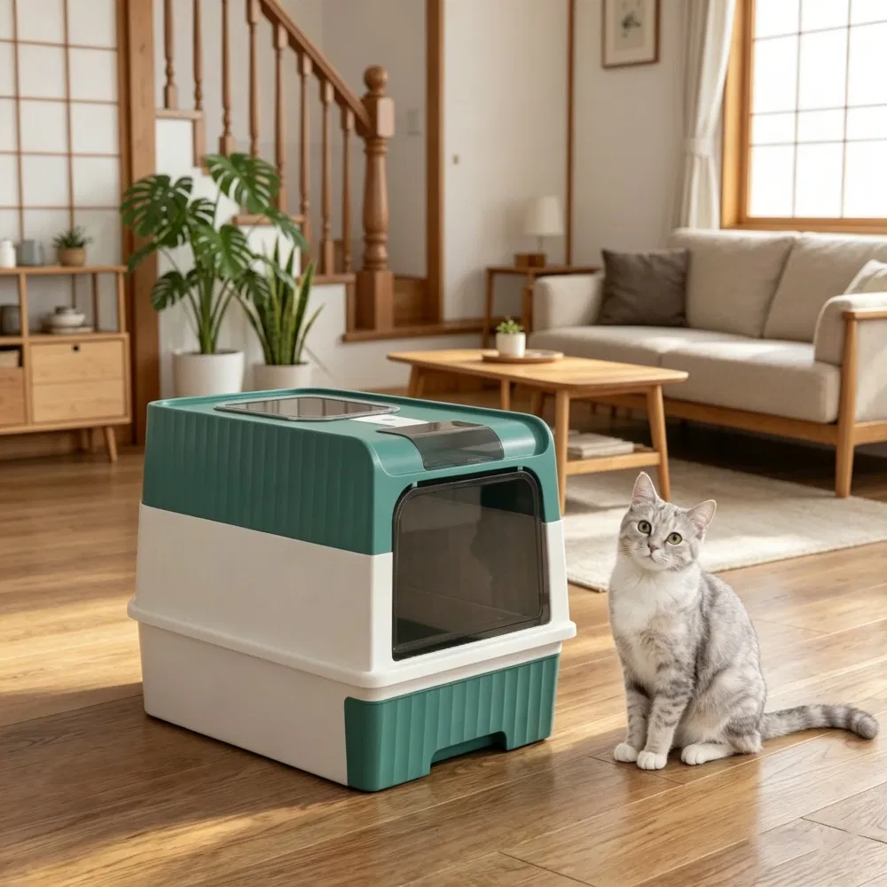 Cat Litter Box 18.9 Inches — image 1