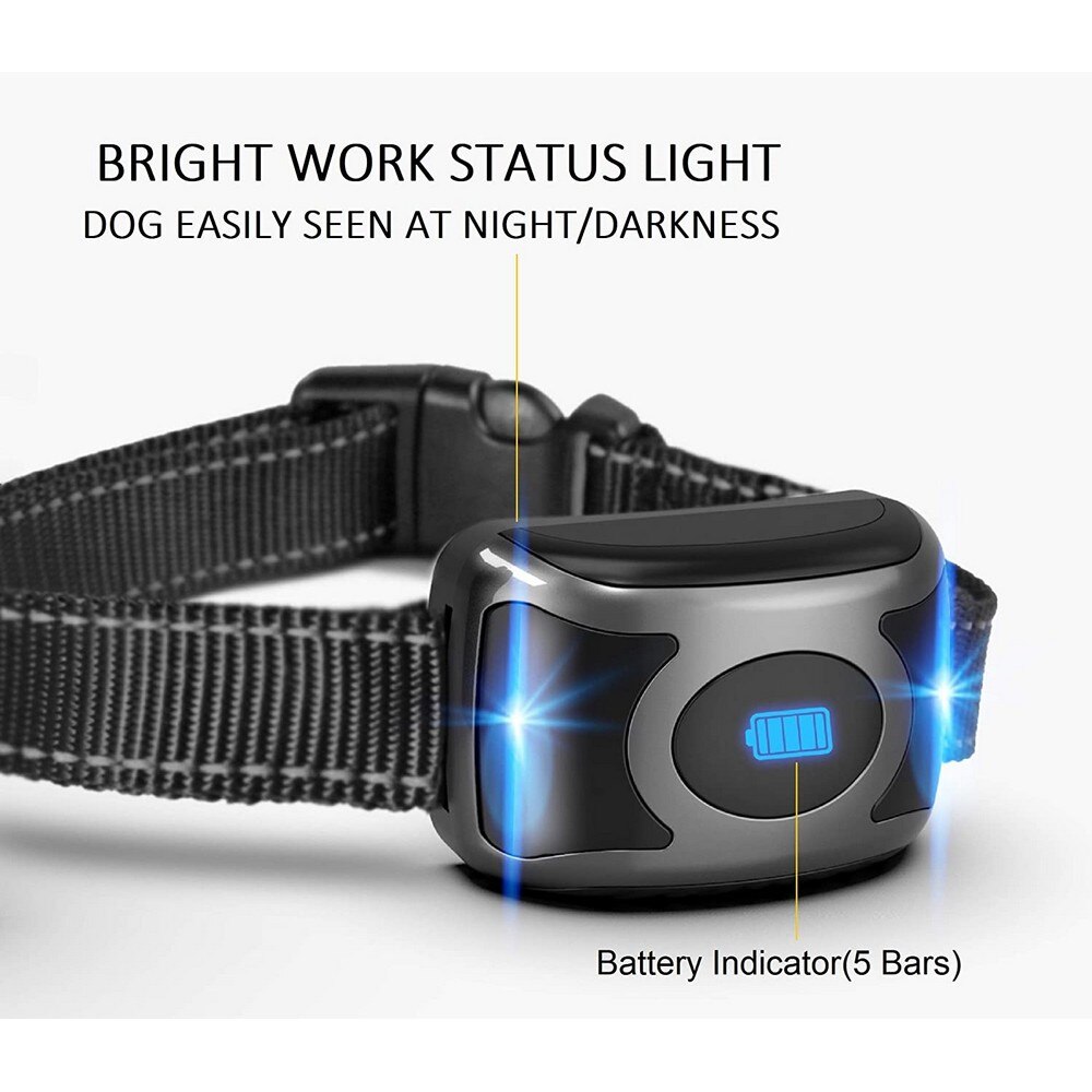 Pet Dog Training Collar IPX7 Waterproof Rechargeable Remote Beep Vibration Shock E Collar Dog Trainer Anti Bark Training T700 — image 2