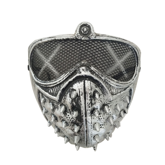 Halloween Devil COS Anime Stage Mask Ghost Steps Street Rivet Death Masks Watch Dogs Cosplay Stage Party Face Masks Accessories — image 9